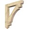 Ekena Millwork Merced Arts & Crafts Rough Sawn Bracket, Douglas Fir, 6"W x 44"D x 48"H BKT06X44X48MRC03RDF - alternate 1